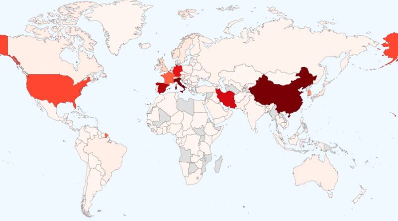 El mapa del coronavirus: más de 263 mil casos y 11 mil muertos en 171 países