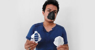 Estudiante mexicano diseña mascarilla en 3D para evitar contagio por COVID-19