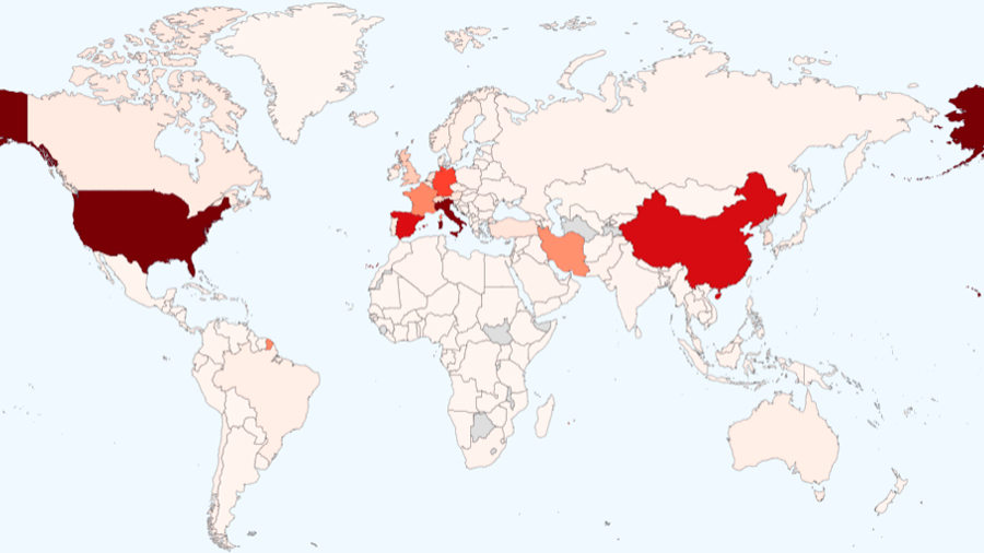 Coronavirus en el mundo: 712 000 casos registrados y más de 33,000 muertos en 192 países