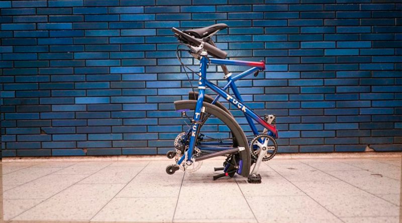 En esta curiosa bicicleta son plegables incluso las ruedas