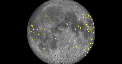 Detectan más de 100 impactos de meteorito en el lado obscuro de la Luna