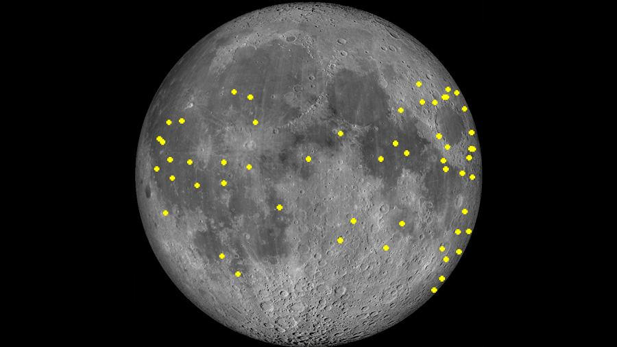 Detectan más de 100 impactos de meteorito en el lado obscuro de la Luna