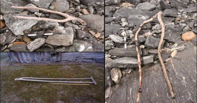 Glaciar en Noruega se derrite y deja al descubierto antiguos objetos vikingos