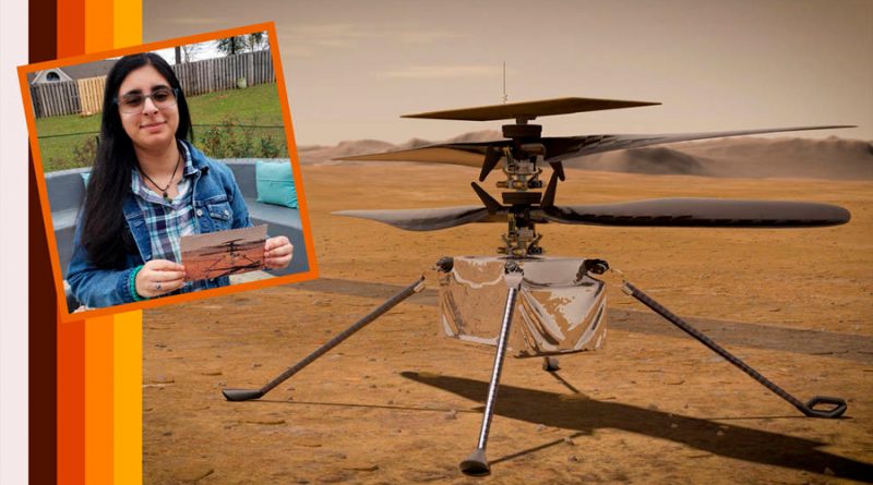 El helicóptero marciano, la primera aeronave para otro planeta, ya tiene nombre: Ingenuity (Ingenio)