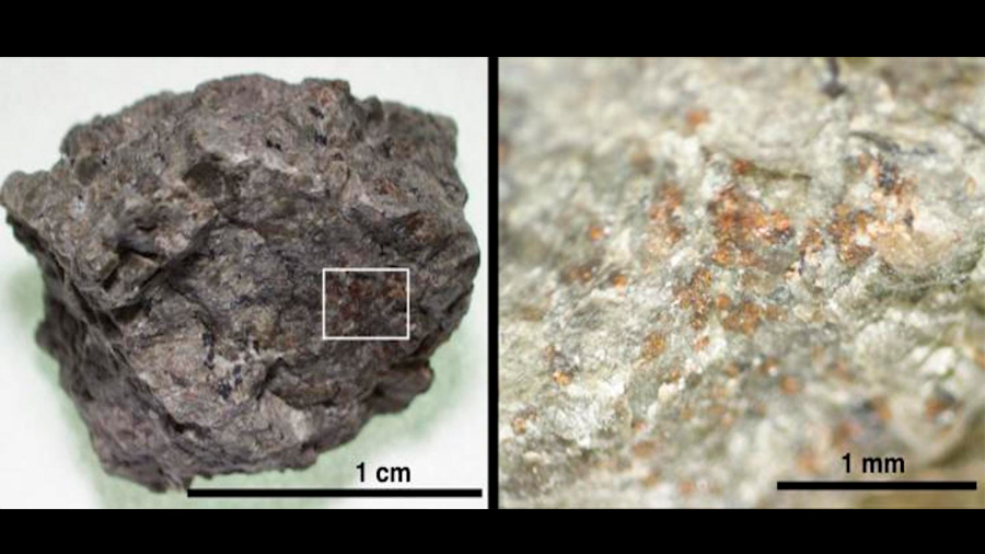Científicos descubren material orgánico en un meteorito expulsado de Marte