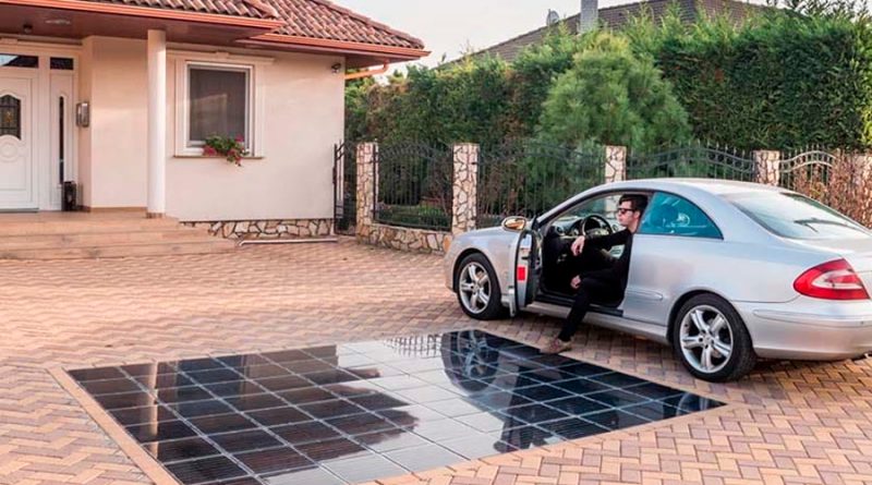 Primer pavimento solar fotovoltaico doméstico para instalar a la entrada de tu casa