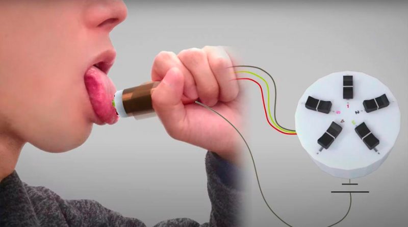 Con este curioso dispositivo podrás saborear la comida virtual