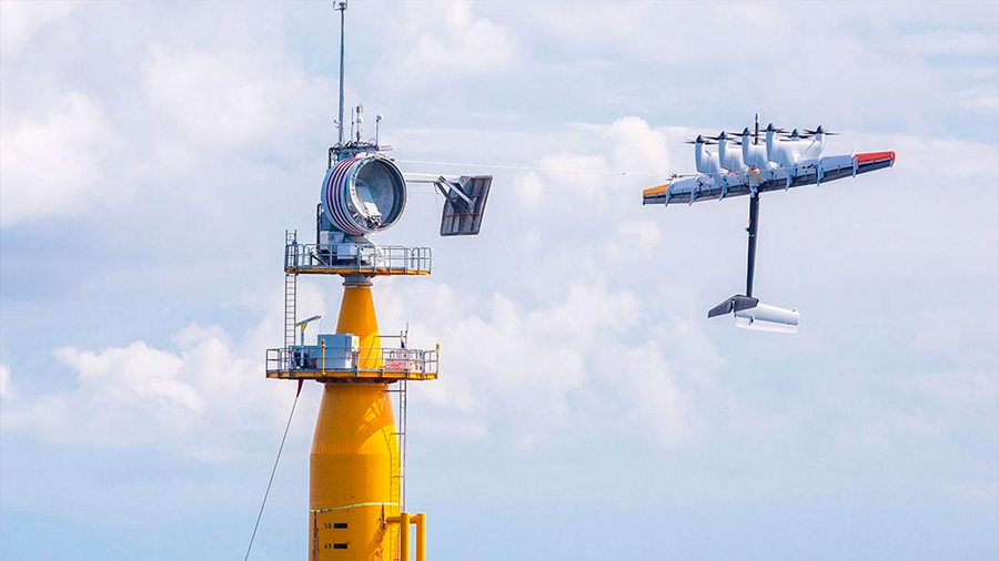 Makani, la cometa de 26 metros que captura electricidad para abastecer 300 hogares