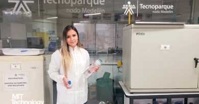 Innovadora colombiana crea económico filtro autónomo que elimina bacterias y virus del agua y la torna de consumo humano