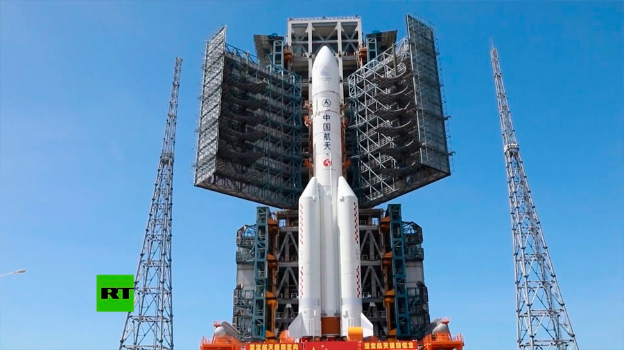 China prepara lanzamiento de cohete Gran Marcha-5 para misión a Marte