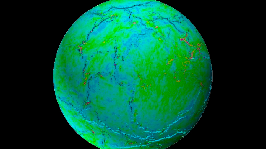 Nueva explicación a cómo el caparazón terrestre se dividió en placas