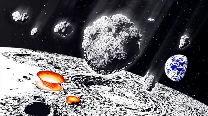 Los cráteres de la Luna revelan una lluvia de asteroides hace 800 millones de años