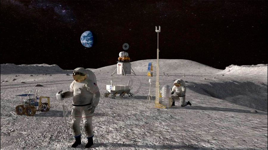 EU busca diseños para instalar una central nuclear en la Luna y Marte en 2027