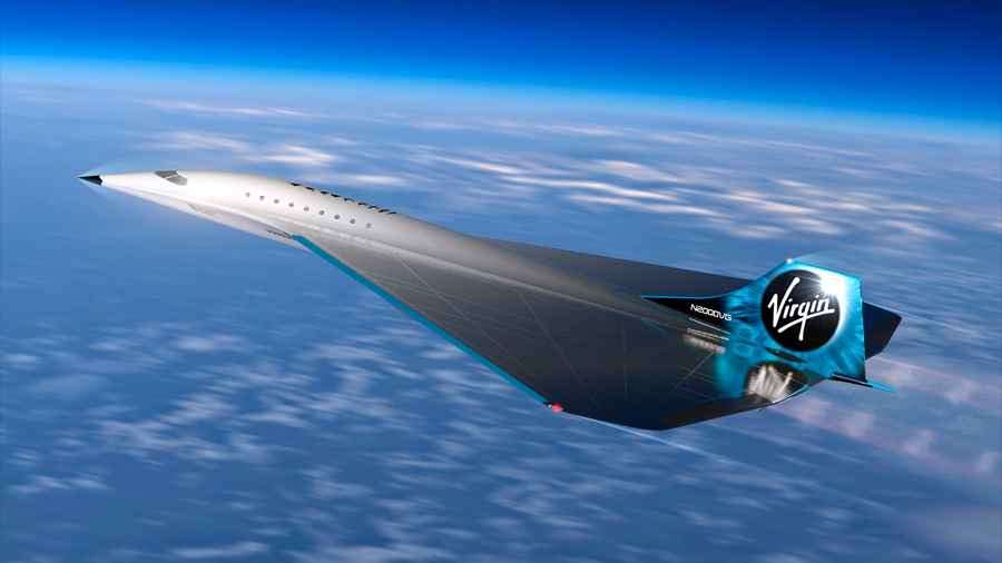 Virgin Galactic construirá un avión comercial supersónico que podría superar tres veces la velocidad del sonido
