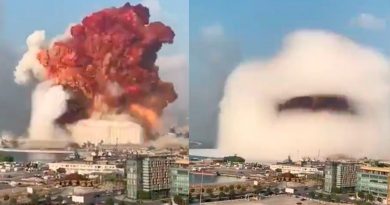 Expertos explican la ciencia detrás de la nube con forma de hongo en las explosiones de Beirut