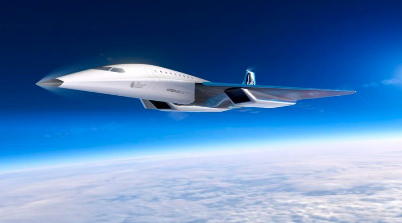 Anuncian avión supersónico que reducirá 5 veces el tiempo de vuelo