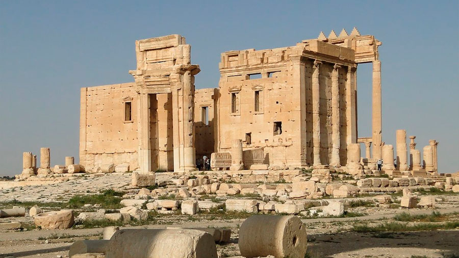 Miles de fotos de turistas permiten recrear el Templo de Bel de Palmira