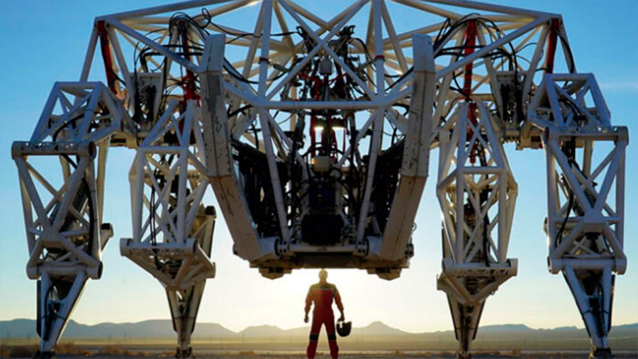 Este gigantesco exoesqueleto permitirá a los seres humanos ser tan poderosos como las máquinas