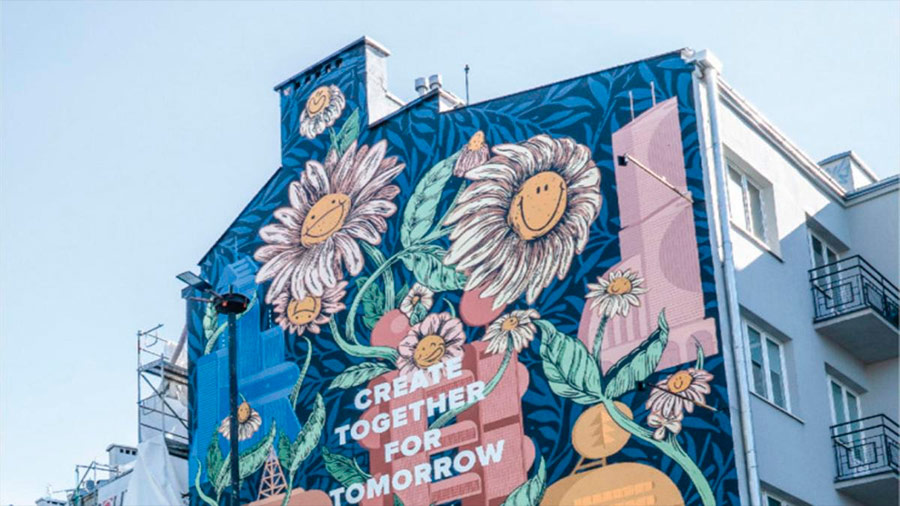 Este mural ecológico es capaz de limpiar toda contaminación del aire
