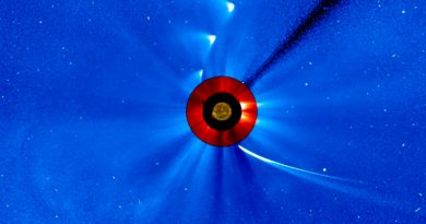 La NASA capta momento en que un cometa colisiona con el Sol