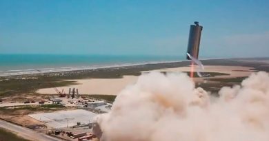 Espectacular prueba de vuelo del cohete interplanetario de Space X