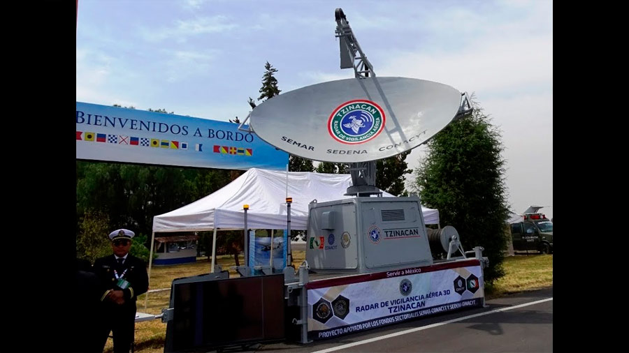Presentan el 'Tzinacan', primer radar de vigilancia aérea 100% mexicano