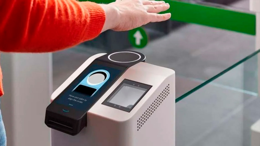 Amazon presenta sistema de pago biométrico con la palma de la mano
