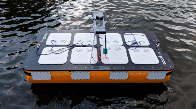 El MIT pone a prueba su barco autónomo en los canales de Ámsterdam