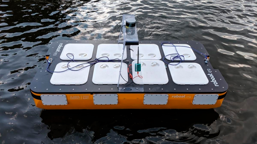 El MIT pone a prueba su barco autónomo en los canales de Ámsterdam