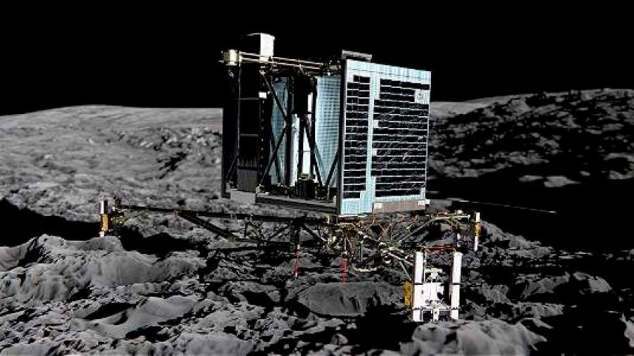 La odisea del módulo Philae sobre hielo y rocas del cometa 'Chury'