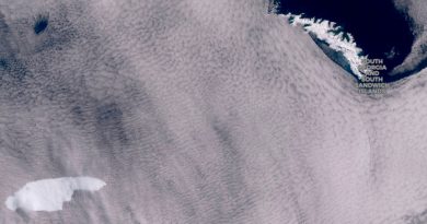 Alerta por iceberg que se dirige a isla de la Antártida