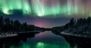 Con una cámara en un globo meteorológico logran fotografiar la aurora boreal desde el espacio