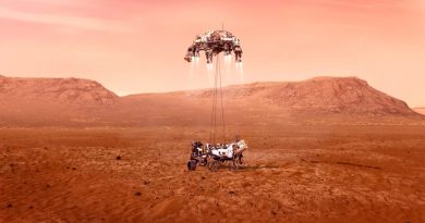 Una animación muestra cómo será el aterrizaje en Marte del robot Perseverance el 18 de febrero próximo