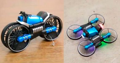 La moto que se transforma en dron