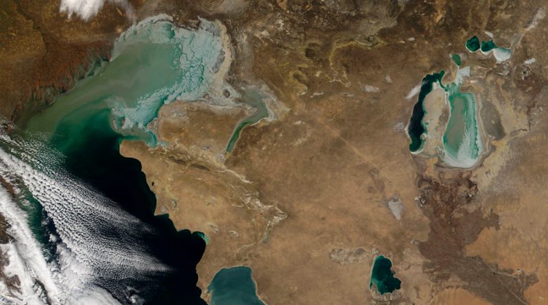 El lago más grande del mundo en camino de la desecación