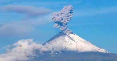 Las últimas explosiones en el volcán Popocatepetl sin riesgo para la población: especialistas