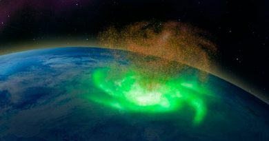 Científicos descubren el primer huracán espacial en la atmósfera superior de la Tierra