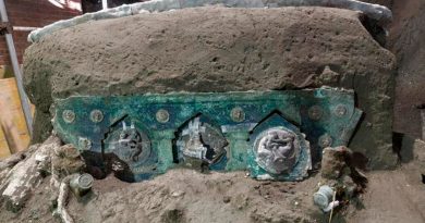 Hallan carro ceremonial casi intacto cerca de Pompeya