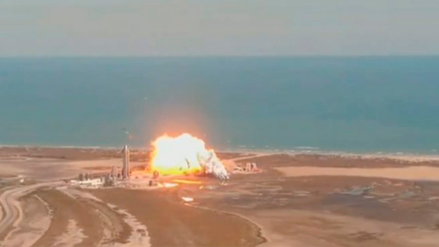 Prototipo de cohete SpaceX estalla al aterrizar; es el segundo caso en dos meses