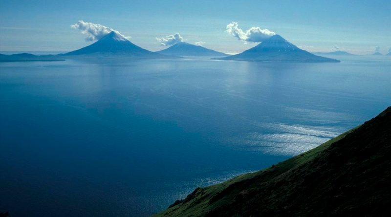 Varias islas de Alaska parecen ser parte de un mismo volcán sumergido