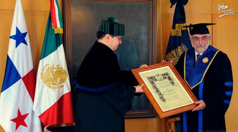 Enrique Graue, rector de la UNAM, recibe doctorado honoris causa de la Universidad de Panamá