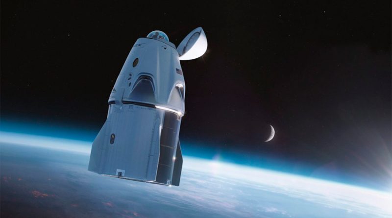 La Crew Dragon de SpaceX tendrá una cúpula de cristal para que los turistas observen el espacio