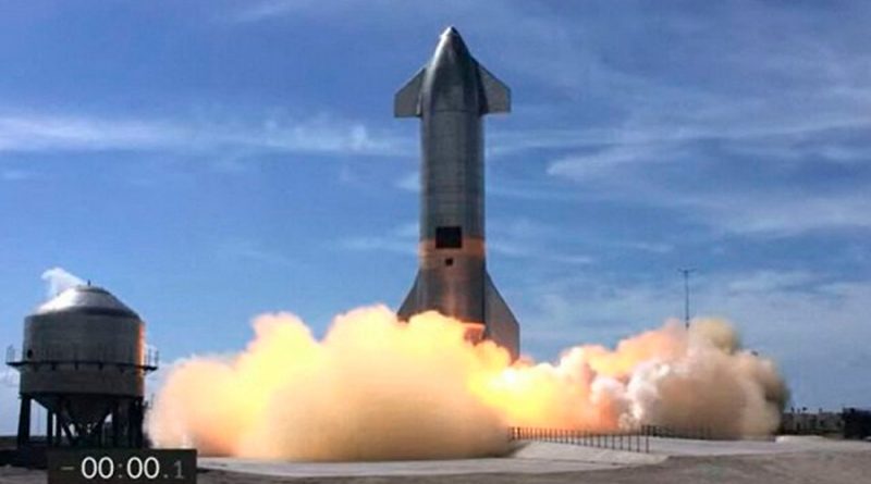 Un cohete SN10 Starship de Spacex acaba de hacer explosión