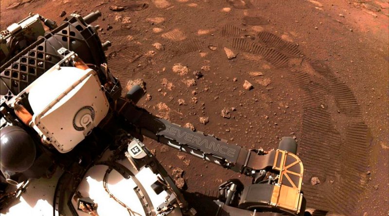 Perseverance deja sus primeras rodadas en la superficie de Marte