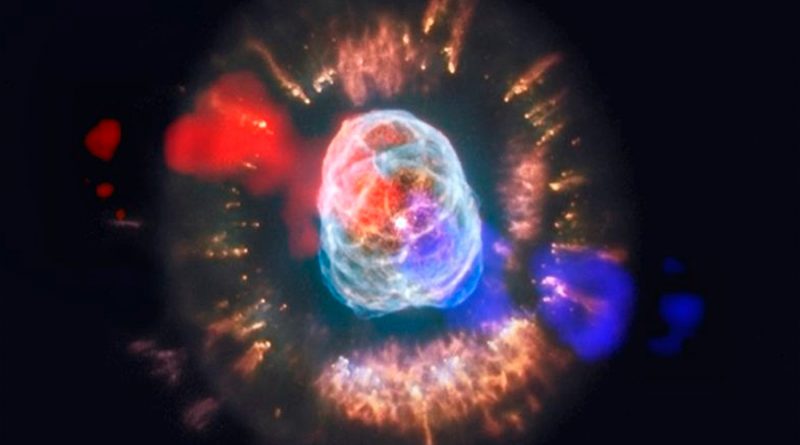 Observan por primera vez un chorro de gas emergiendo de una nebulosa
