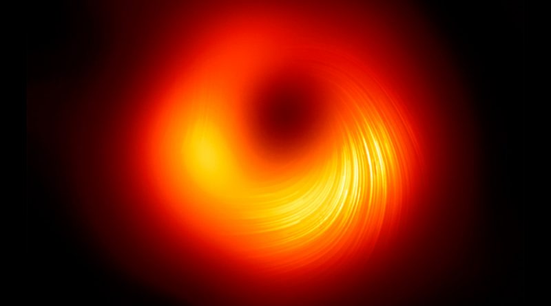 Expertos de la UNAM captan por primera vez los campos magnéticos de un agujero negro