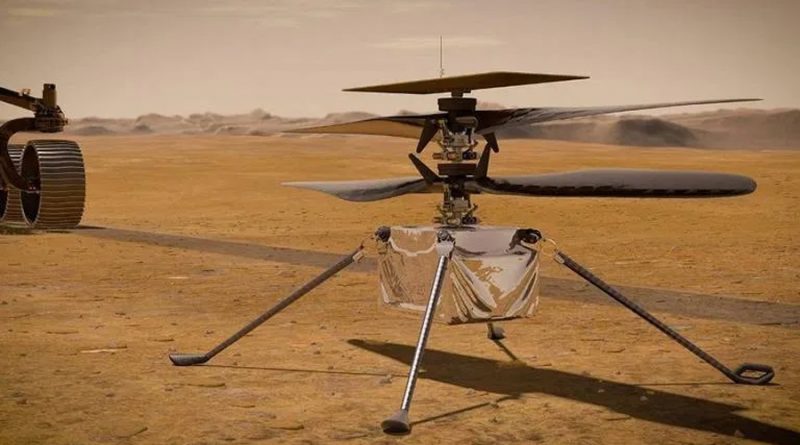 Comienza el despliegue del helicóptero Ingenuity en Marte