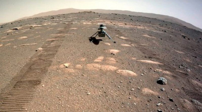 Toca el helicóptero 'Ingenuity' la superficie de Marte [VIDEO]