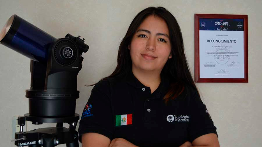 Estudiante mexicana vivirá como astronauta en un programa de la NASA