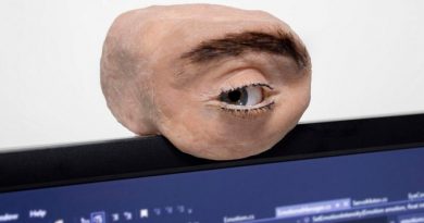 Esta inquietante webcam es como un ojo humano que reacciona al entorno